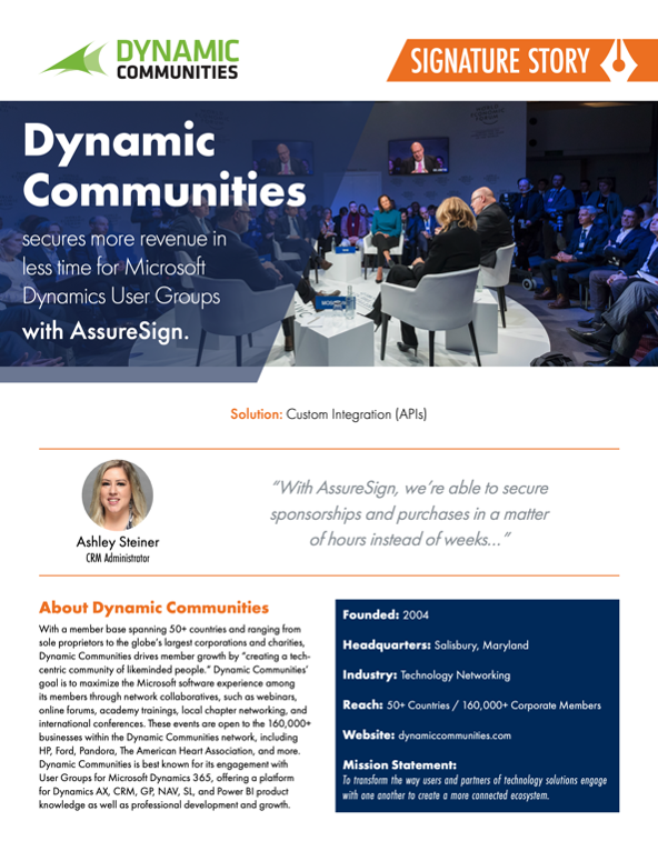 Dynamic Communities Case Study